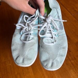 Light Blue Nike Knit Sneakers